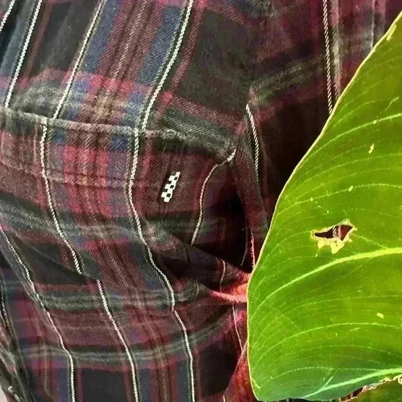 VANS l Fall flannel l SIZE MEDIUM l fall gorpcore granola girl cowgirl l - Picture 2 of 8
